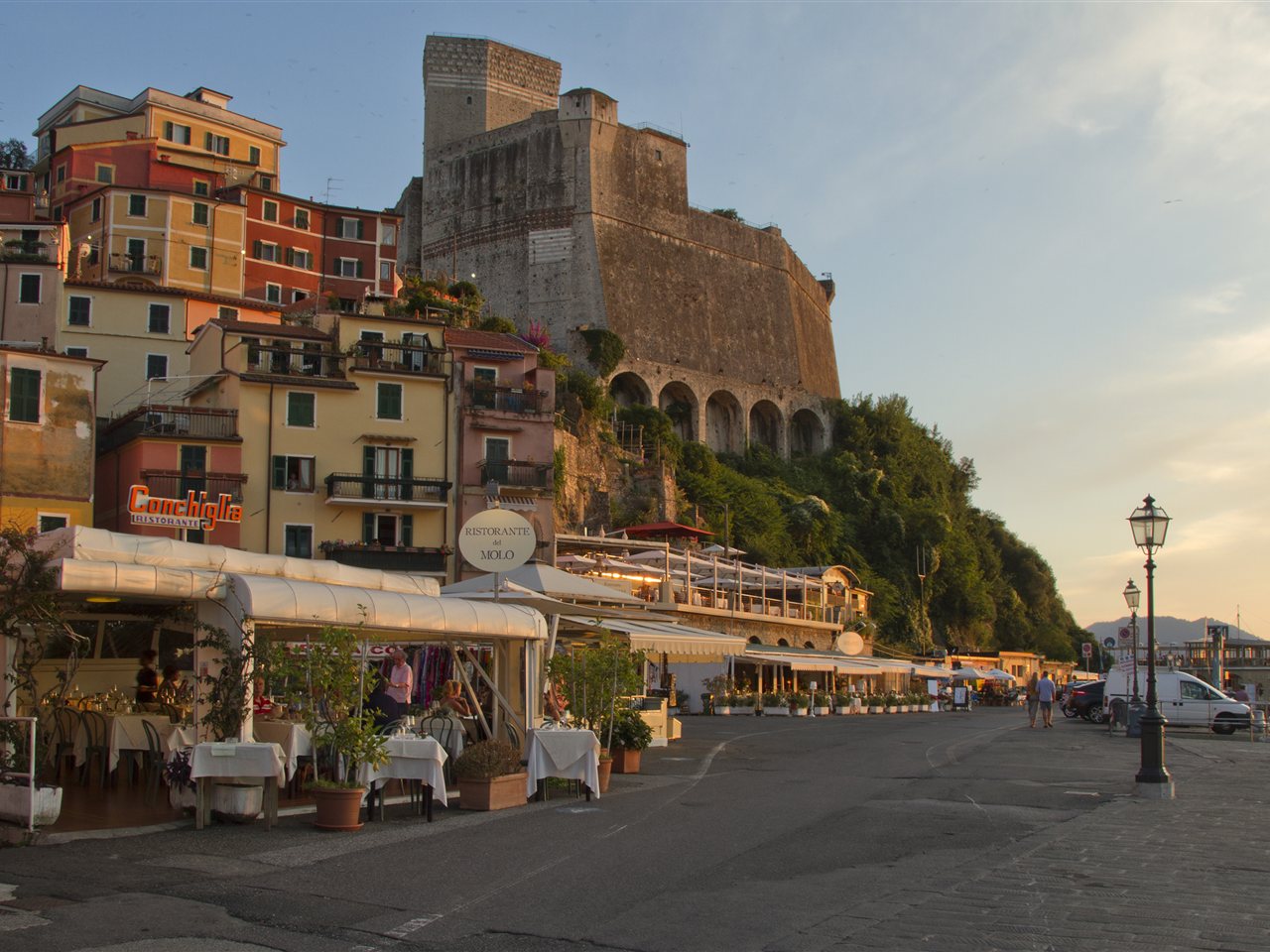 Lerici e il Castello sul Golfo dei Poeti in Liguria